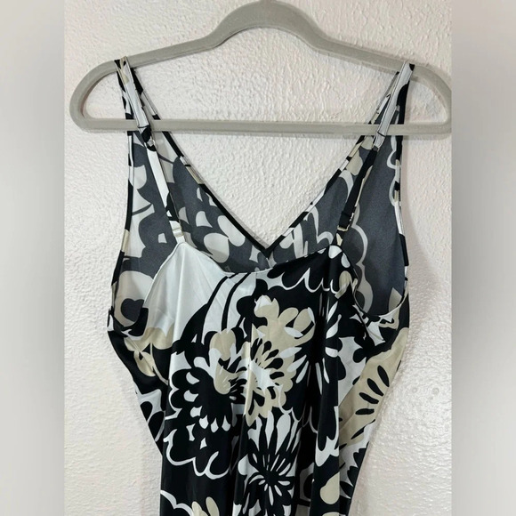 Natori Soleil-Printed Matte Satin Gown Women’s Large Date Night Party Feminine - Picture 12 of 14